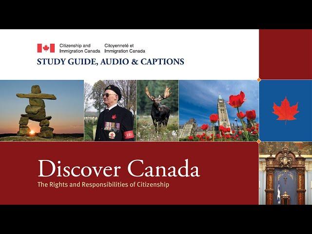 Discover Canada Study Guide Audio (Timestamped Chapters, Official Citizenship Test, Captions)