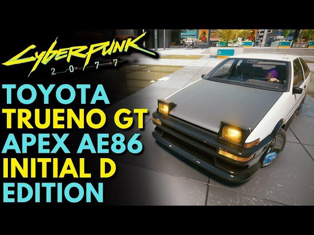 Toyota Trueno GT APEX AE86 Initial D Edition | Cyberpunk 2077 MODS