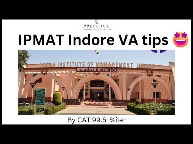 IPMAT Indore Verbal ability in 15 days | IPMAT 2023 | PrepEdge