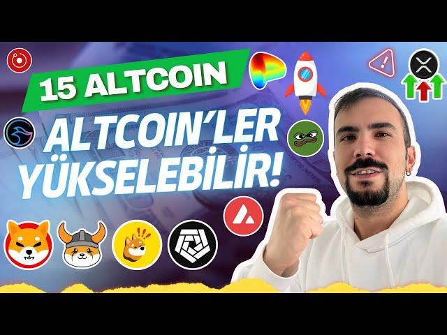 15 ALTCOIN ANALİZİ! XRP, ARKM, SHIBA COIN, AVAX, FLOKI, BONK, BOME, MANTA, DOGECOIN ALTCOIN SEPETİ