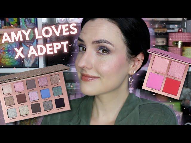 AMY LOVES x ADEPT Collection | Swatches, Tutorial + Info!