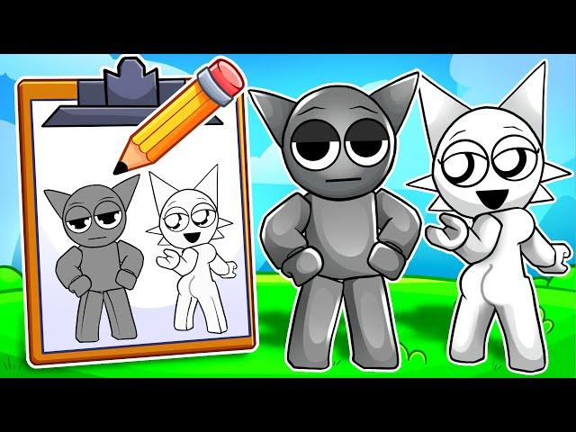 WENDA & GREY BECOMES What THEY DRAW In ROBLOX! (Incredibox)