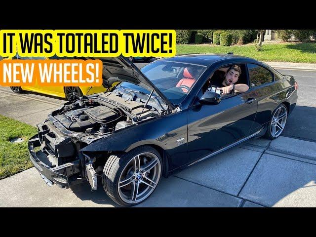 Rebuilding A Wrecked BMW 335IS Part. 3