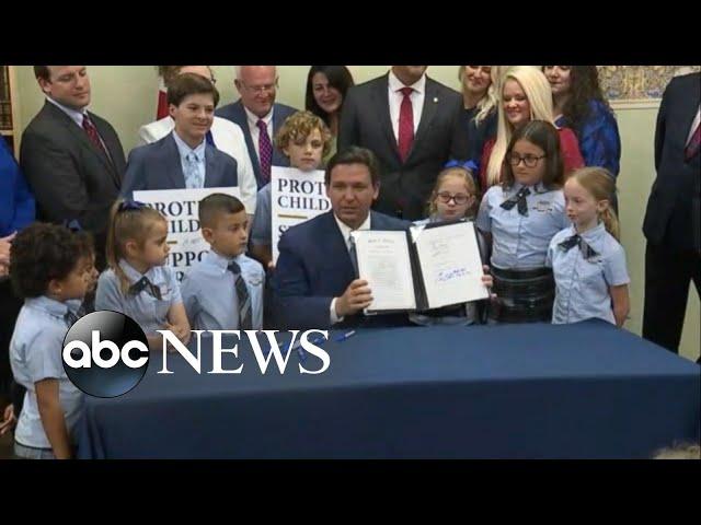 Florida governor signs 'Don't Say Gay' bill into law