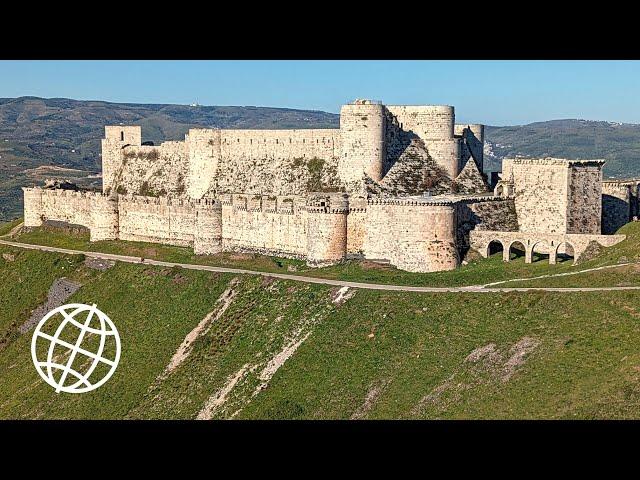 Krak des Chevaliers, Syria  [Amazing Places 4K]