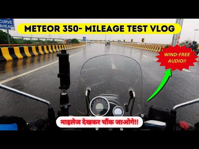 Meteor 350: Shocking Mileage .. How To Get Clean Audio In Moto Vlogging??