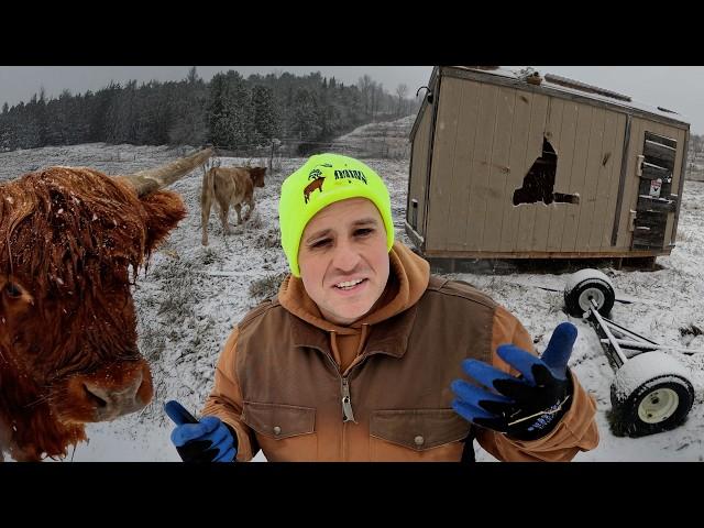 First Storm of the Year Hits the Farm