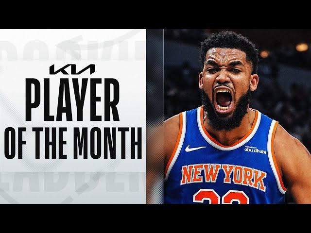 Karl-Anthony Towns Is The Kia NBA Eastern Conference Player of the Month #KiaPOTM