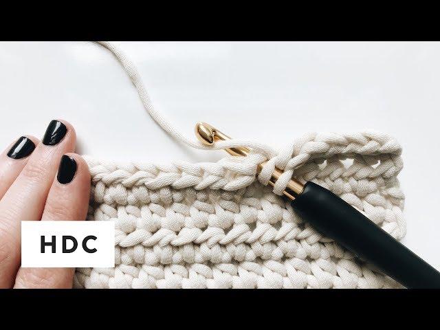 half double crochet (hdc)