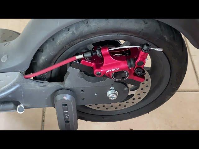 XTECH HB100 HYDRAULIC BRAKE INSTALLATION | M365 SCOOTER | ESSENTIAL | PRO2 | PR0 | 1S #MIJIA365