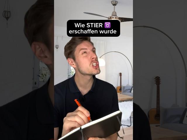 So wurde Stier ️ erschaffen  Welches als Nächstes? #sternzeichen #erschaffen #stier #comedy