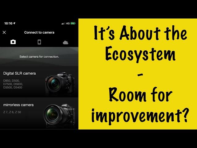 It's about the ecosystem - is there room for improvement with the Nikon z-series?