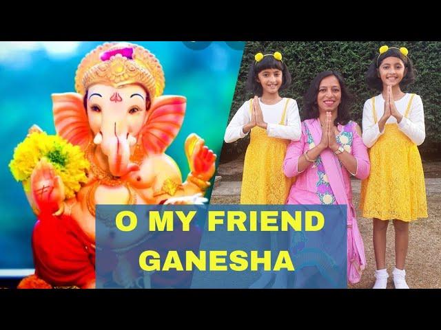 Easy dance for kids in Bollywood song | O my friend ganesha | TishaTashi | Mother daughters dance