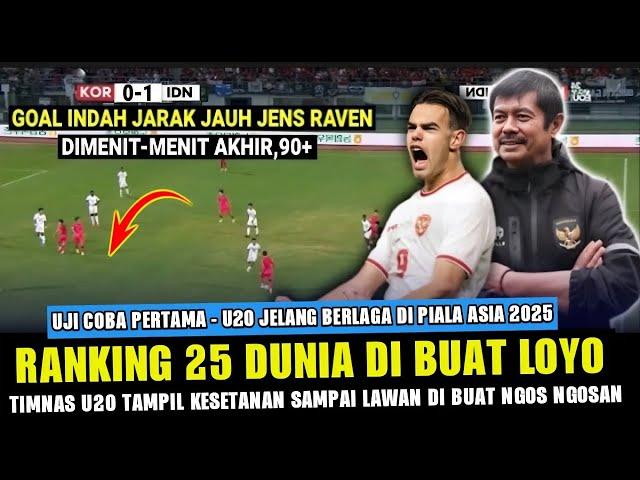  SERANGAN KELAS EROPA !! HASIL UJI COBA PERTAMA TIMNAS - U20 JELANG BERLAGA DI PIALA ASIA -U20 2025