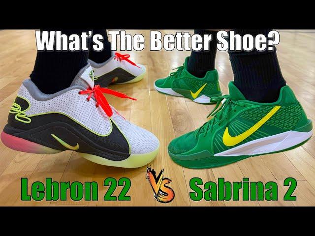 Nike Lebron 22 vs Nike Sabrina 2 - Who has the best hoop shoe!?