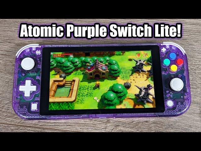 DIY Clear Atomic Purple Nintendo Switch Lite!