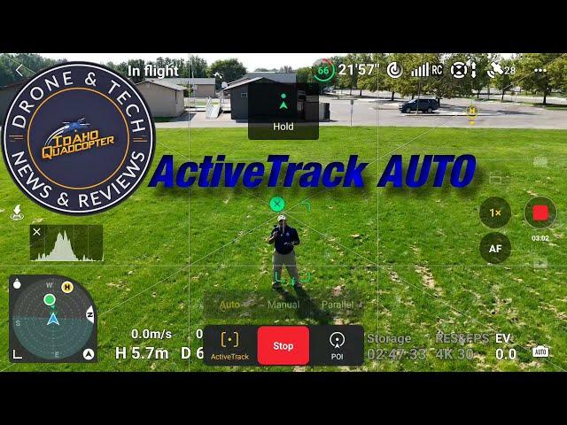 DJI Mini 4 Pro - Guide to ActiveTrack Auto Mode