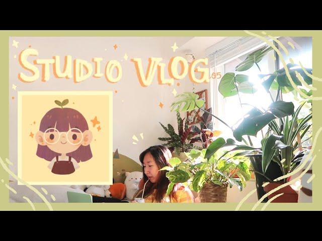 Studio Vlog05: A Calm Weekend~ Penpal Mail, Art Trades & and more!