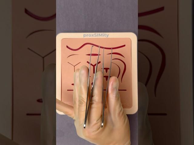 The Surgical Chopstick Hack  #goodtoknow #surgeonlife #vet #medicine #suturing #staple #funfacts