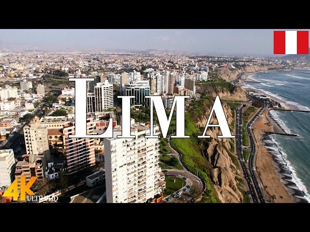 Lima, Peru 4K drone view • Amazing Aerial View Of Lima | Relaxation film with calming music