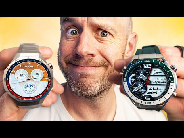 NEW Huawei Watch GT5 Pro Vs Watch Ultimate: INSANE BATTERY LIFE!