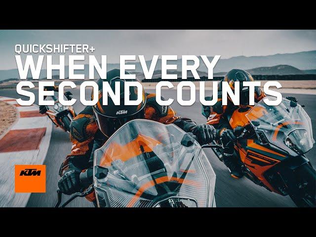 How does a motorcycle quickshifter work? Quickshifter+ Kit | KTM