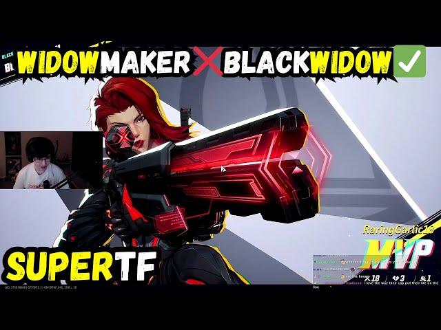 WIDOWMAKER BLACK WIDOW SUPERTF MARVEL RIVALS GAMEPLAY - marvel rivals vs overwatch 2