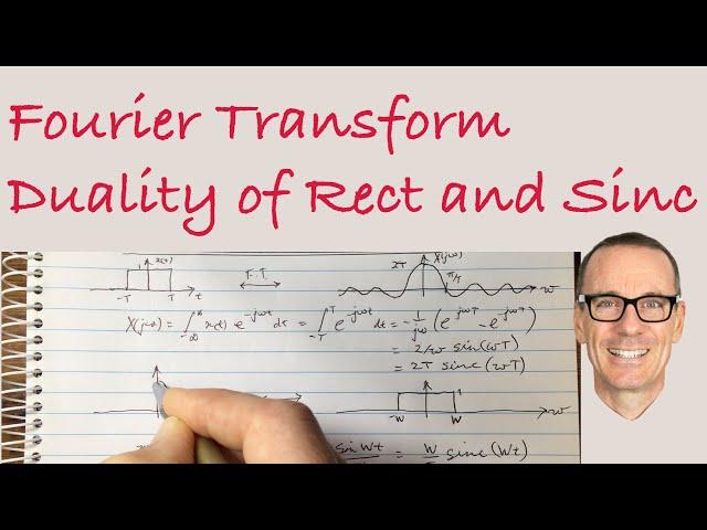 Fourier Transform Duality Rect and Sinc Functions