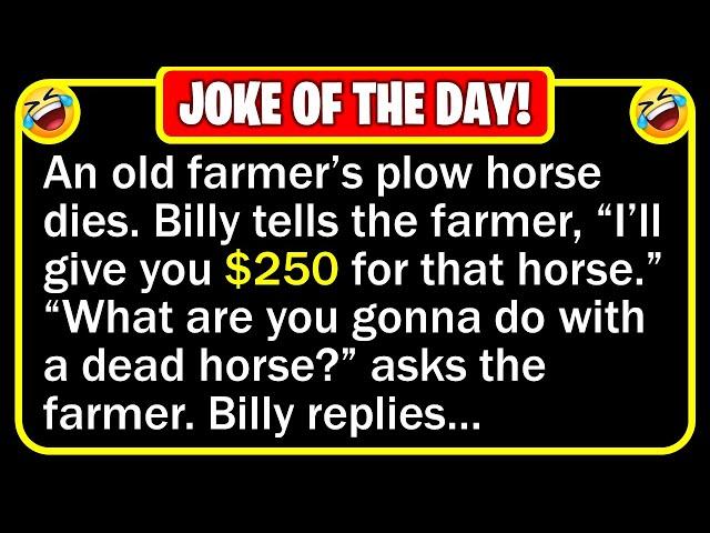  BEST JOKE OF THE DAY! - A young man named Billy decides to buy a horse... | Funny Jokes