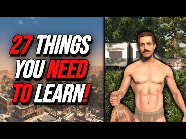 27 Beginner TIPS AND TRICKS You NEED To Know! - 7 Days To Die