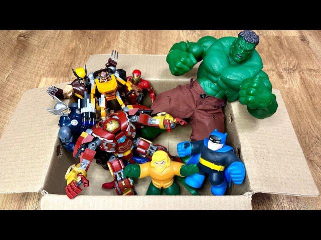 Superhero Avengers Action Figures Toys: Batman, Capitan America, Spider Man, Superman, Aquaman, Hulk