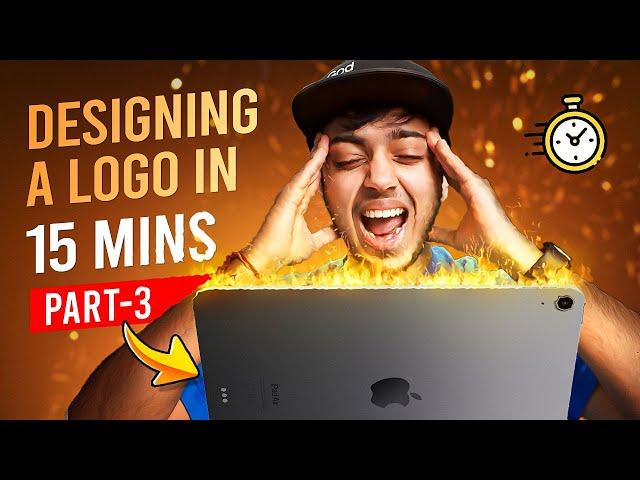 I Designed a Logo in 15 mins | Graphic Design Challenge