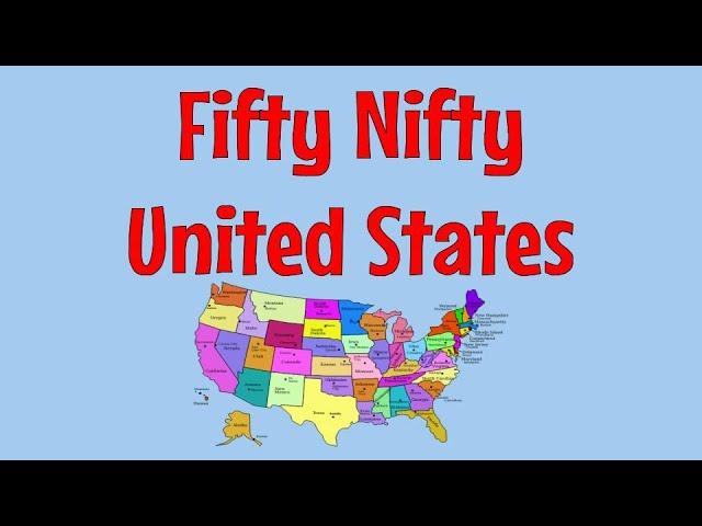 Fifty Nifty United States with Lyrics