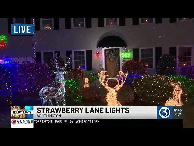 Holiday Lights: Strawberry Lane Lights in Southington