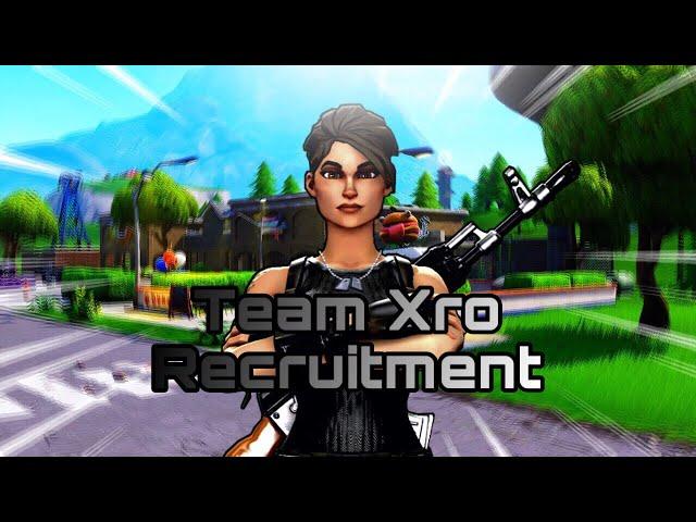 Fortnite Clan Recruitment (TeamXro)