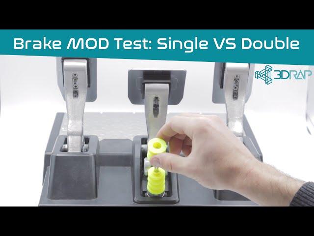 Brake Mod for Thrustmaster T-LCM: Testing Phase for Single Mod vs Double Extended Mod