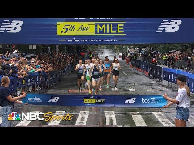 World Champ Jake Wightman duels fellow Brit in men's 5th Avenue Mile | HIGHLIGHTS | NBC Sports