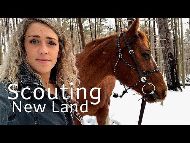 Horseback Ride to Scout Out a New Bushcraft Spot