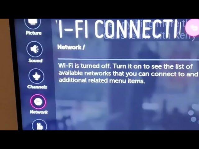 LG TV WIFI TURNED OFF FIX(DON'T ORDER ANYTHING)