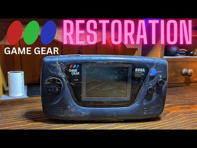 Sega Game Gear Restoration | Relaxing Retro Console Repair