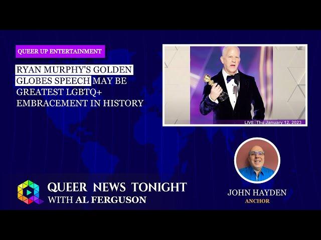 Ryan Murphy's Golden Globes Speech May Be Greatest LGBTQ+ Embracement In History