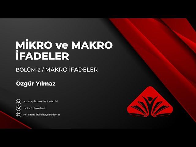 Mikro ve Makro İfadeler (Beden Dili) Eğitimi - 2.Bölüm