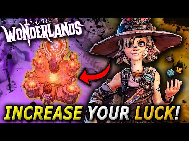 *DO THIS ASAP* LUCK SHRINE GUIDE! MUCH *BETTER* LOOT LUCK IN WONDERLANDS!