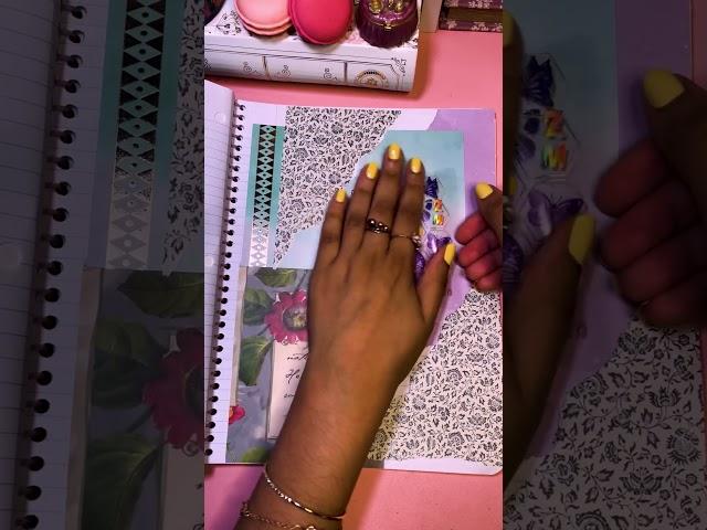 Junk Journal With Me  Pink Pixie Diary #junkjournal #journaling #shorts