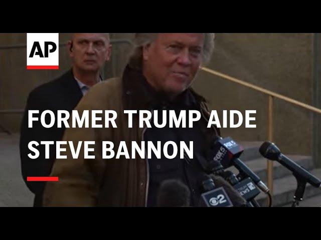 Former Trump aide Steve Bannon warns prosecutors: 'the hunted are about to become the hunters'