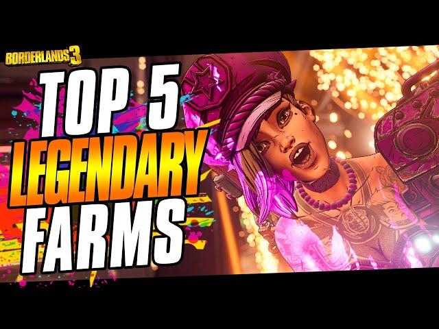 Borderlands 3 | Top 5 *BEST* Legendary Farms | Working in 2023