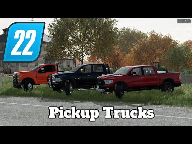 FS22 Mod Spotlight - Pickup Trucks!