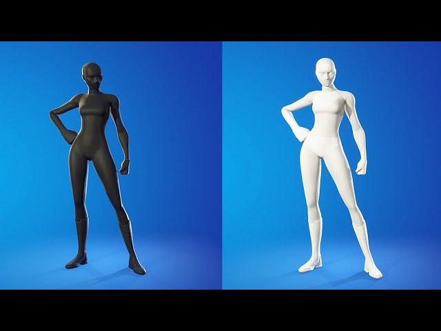 How To Get All White And All Black On EVERY Superhero Skin In Fortnite Update