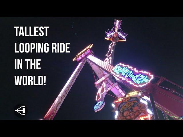 INFINITY - tallest mobile looping ride in the world!