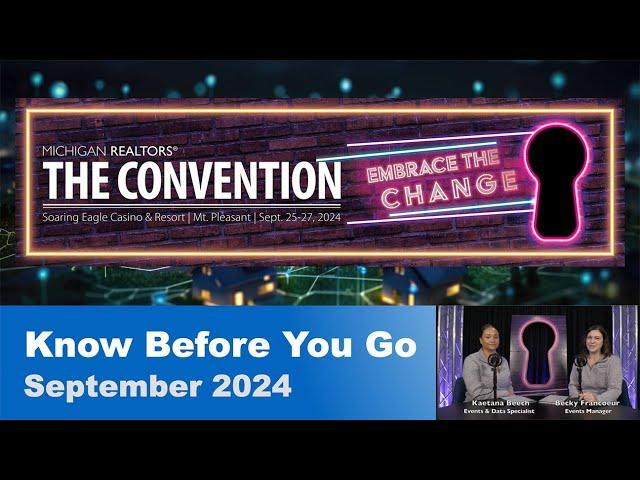 The Convention | Know Before You Go | September 2024